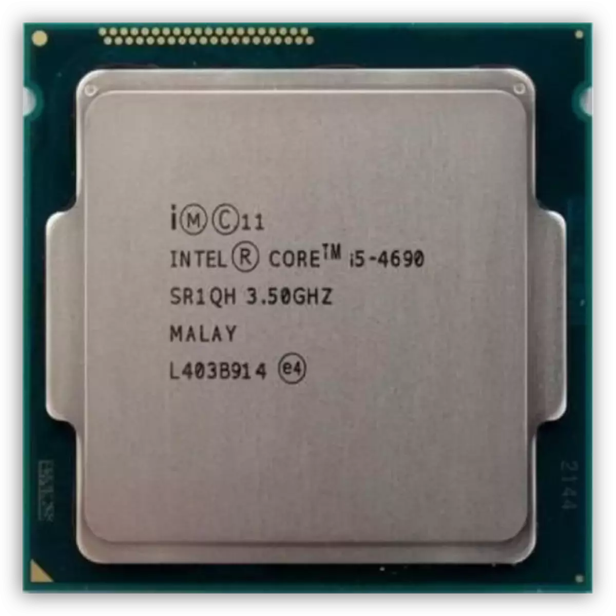 Core i5-4690 processor juu ya usanifu Haswell.
