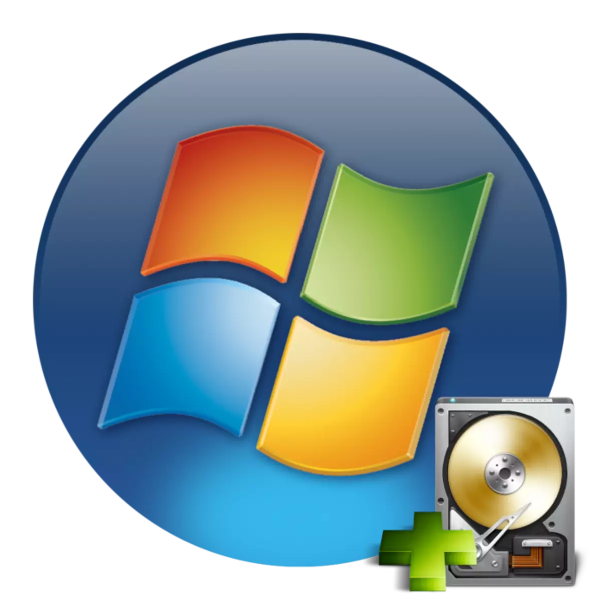 Hoe om hardeskyf in Windows 7 te voeg