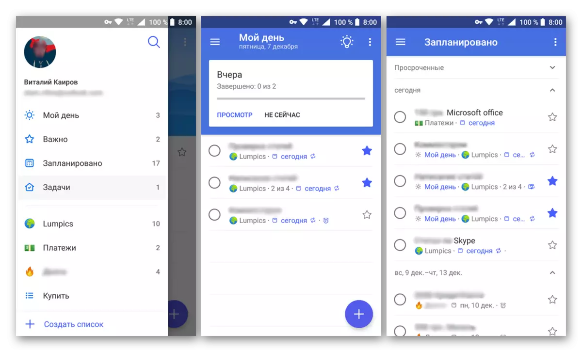 Aplikace Microsoft To-Do - Aplikace Planner pro Android