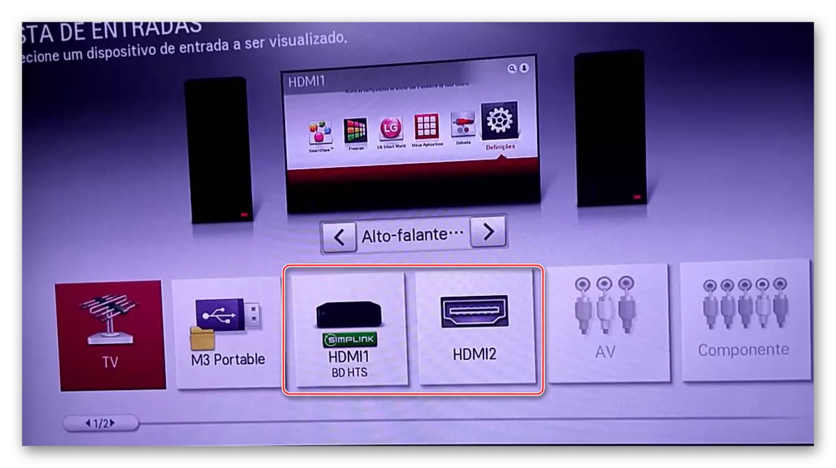 Chuyển sang HDMI trên TV