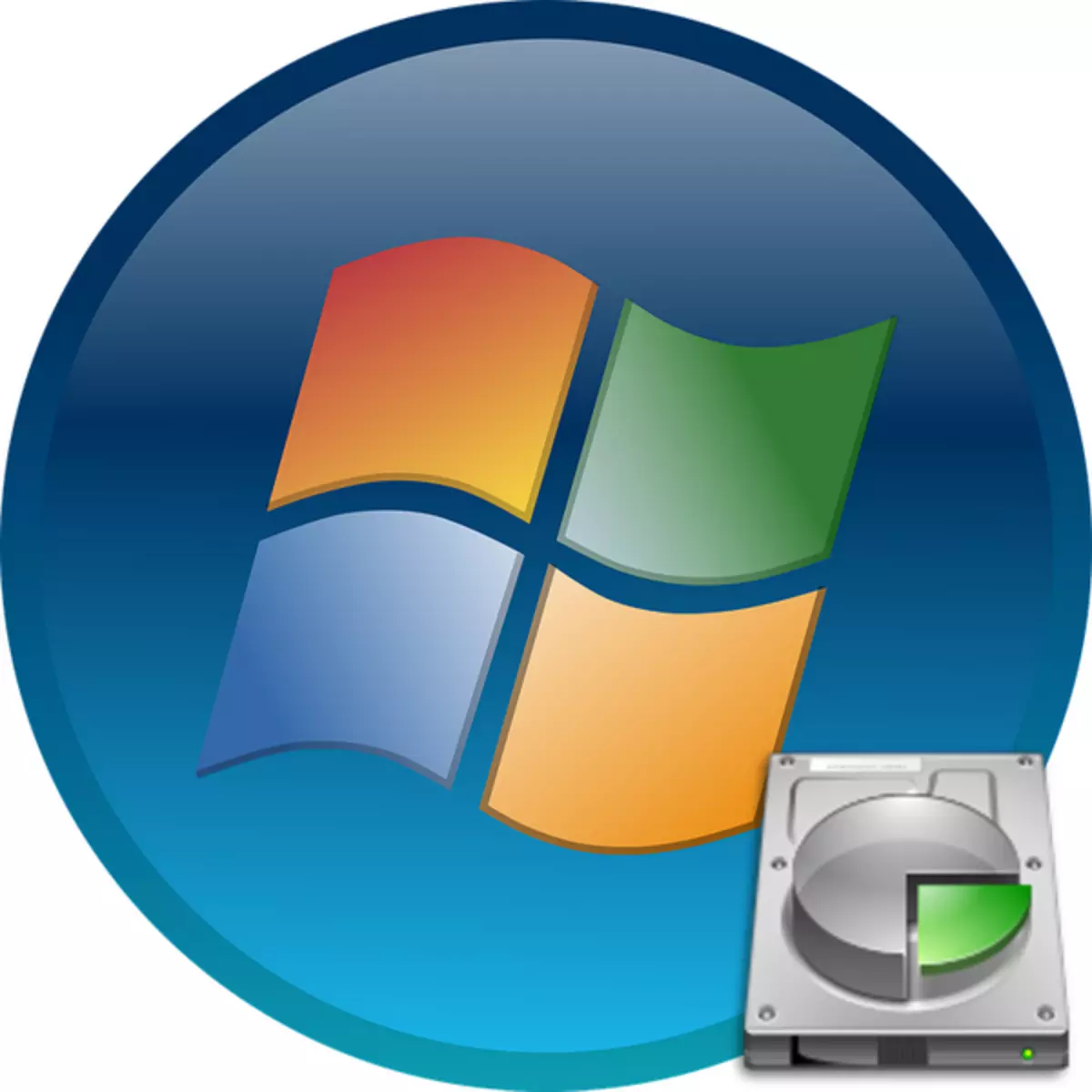 Cara menghapus bagian "System Reserved" di Windows 7