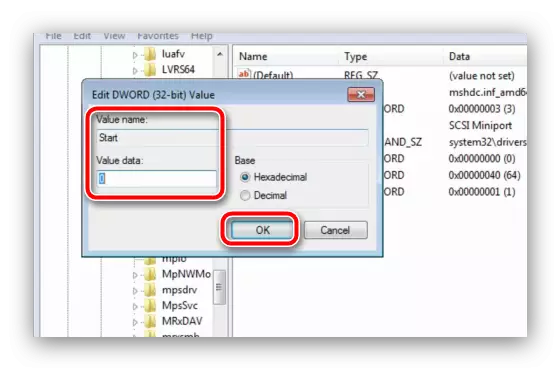 Modificare il valore AHCI nel registro del sistema per correggere l'errore 0xC0000225 durante l'avvio di Windows 7