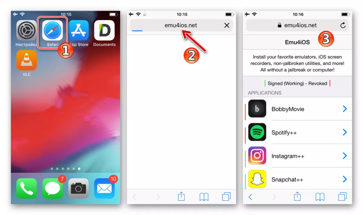 IOS üçün iOS üçün iOSSMission Torrent müştərisini yükləmək və quraşdırmaq üçün saytın iPhone və ya iPad keçid