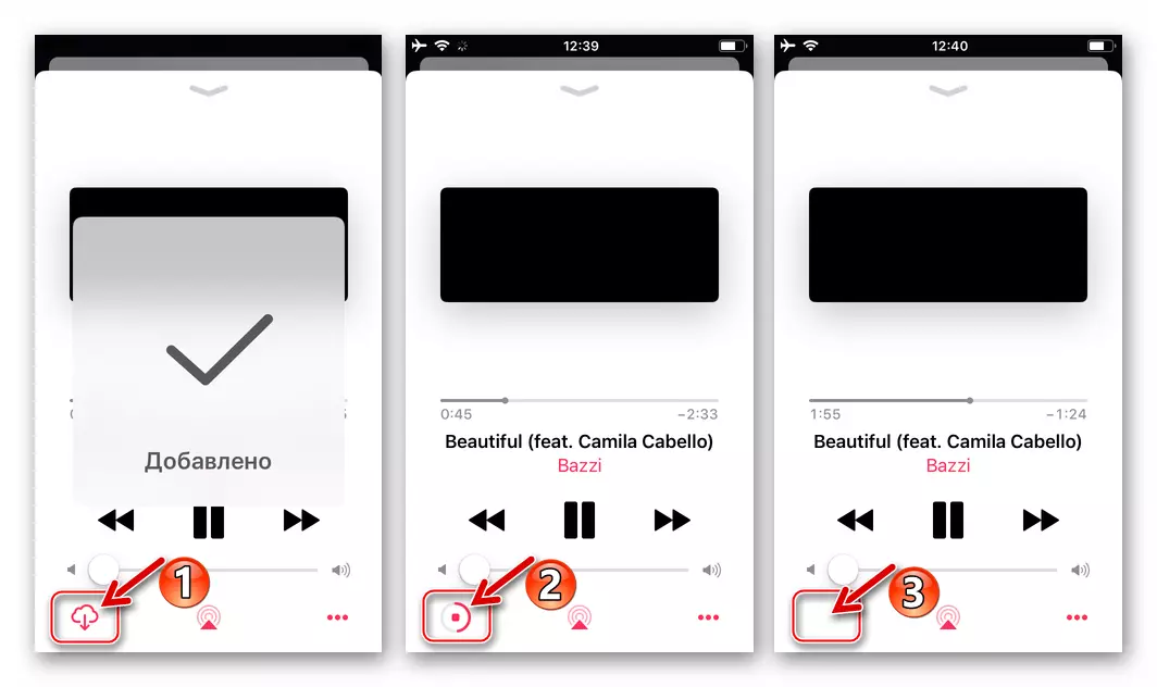 Apple Music Video Clips Download proces v iPhone alebo iPad