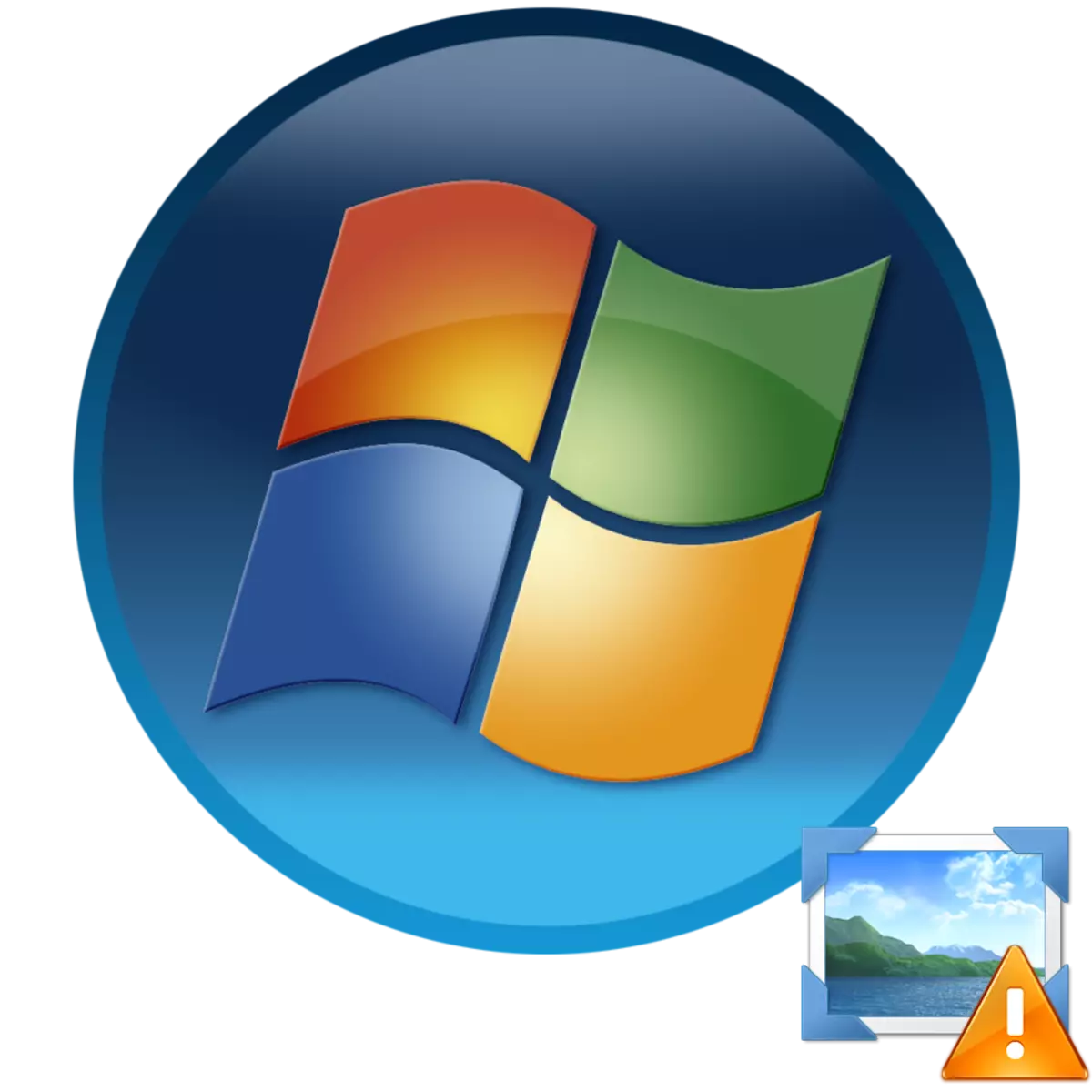 Windows 7-де фотосуреттерді көру үшін қағаздағы проблемалар
