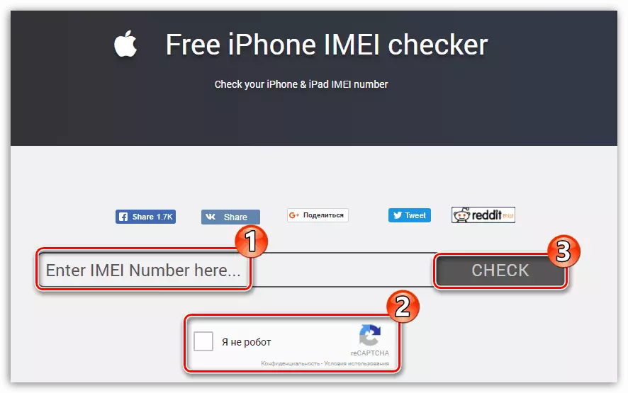 Verifikasie van Apple iPhone deur IMEI