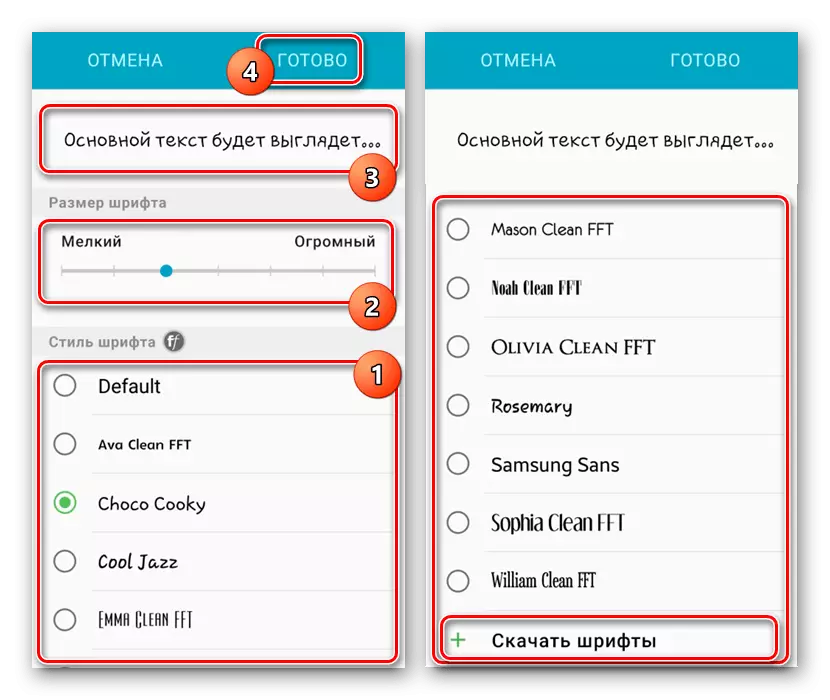 Quá trình thay đổi phông chữ hệ thống trên Android