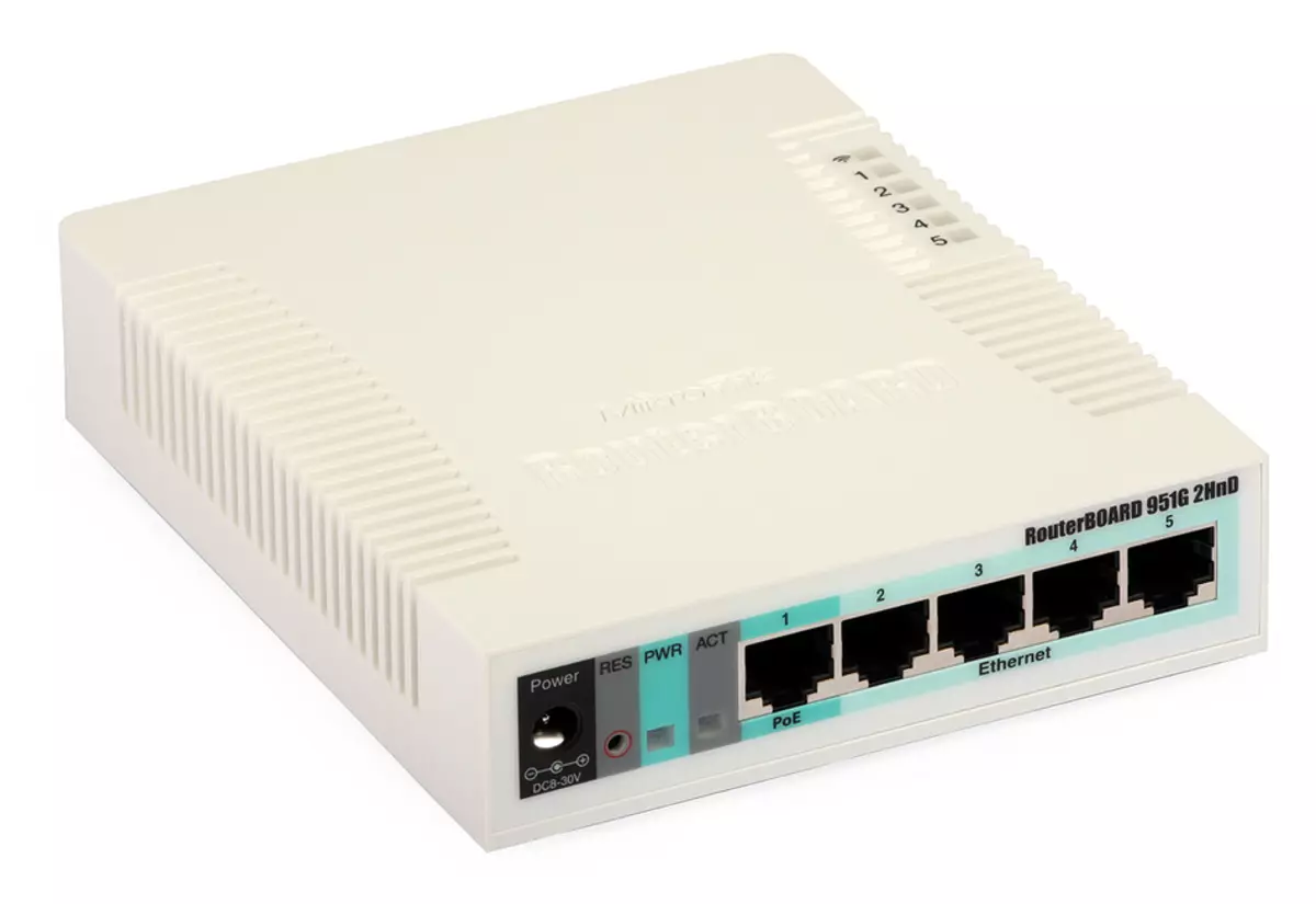 Havens op 'e router Mikrotik RB951G-2HND