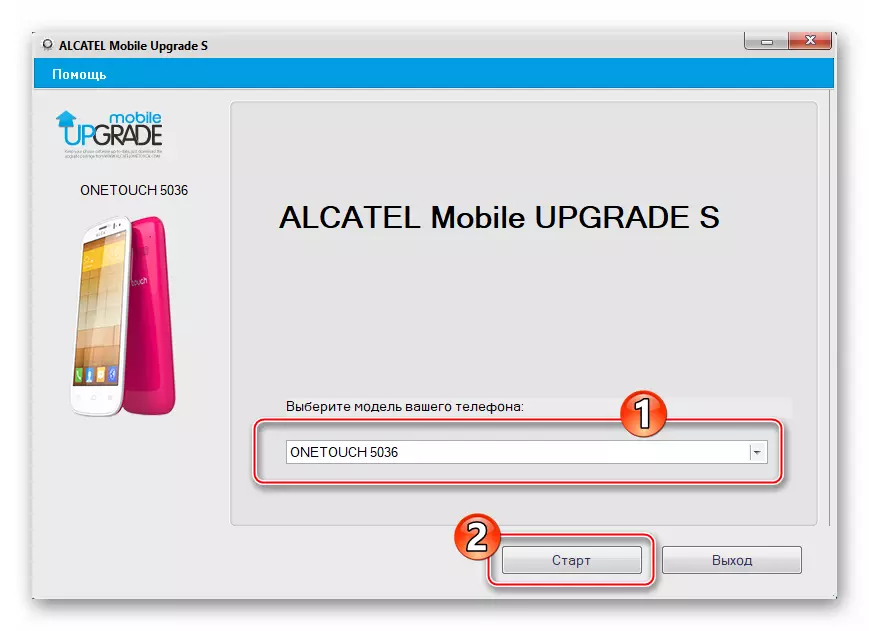 Alcatel Pop C5 OT-5036D Mobile Upgrade S Kies die telefoon model vir firmware
