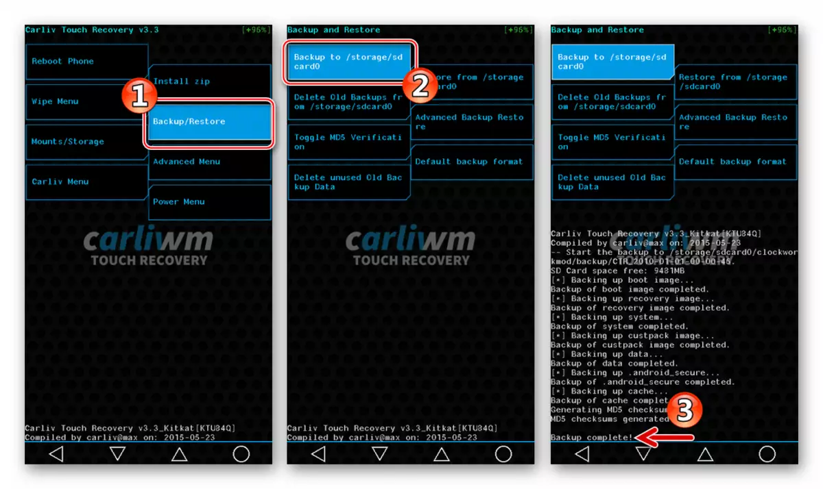 Alcatel Ot-5036d Smartphone Backup með Custom CarlivTouchRoucovery Recovery (SHF)