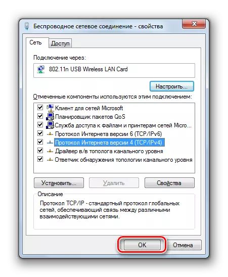 Windows 7'de Bağlantı Özellikleri penceresini kapatma