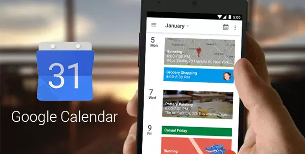 Bi Salnameya Google-ê li ser Android bikar tîne