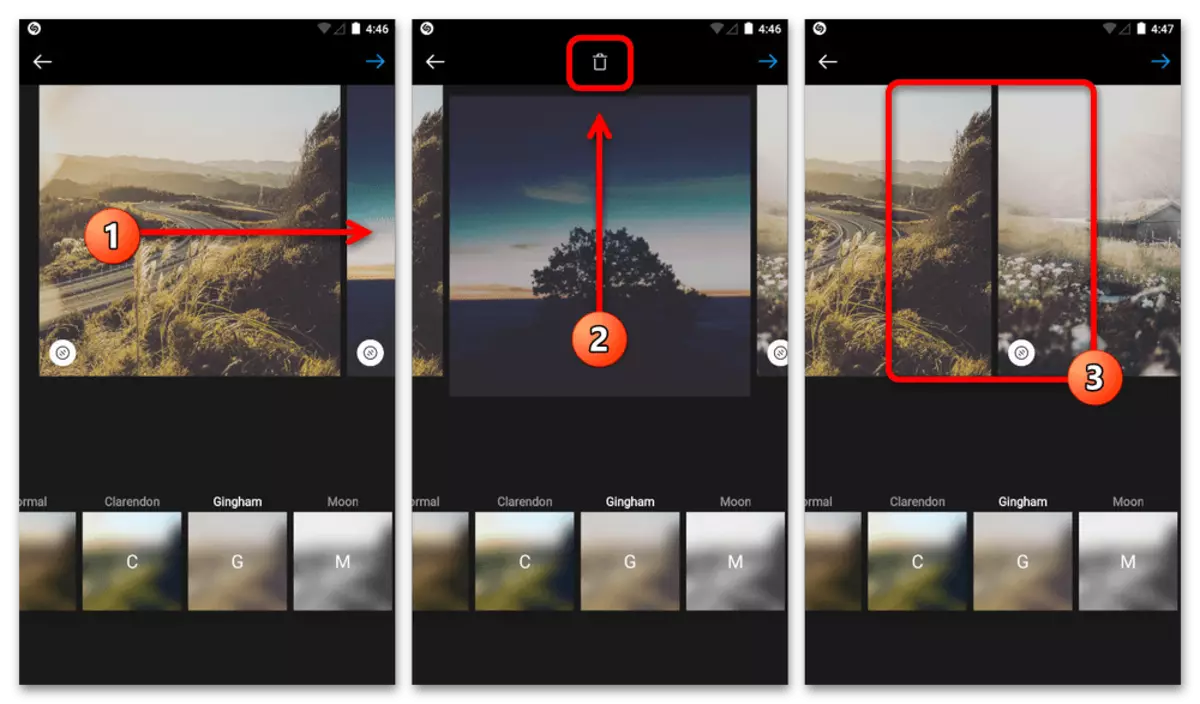 Kako odstraniti fotografije v Instagramu iz serije_003