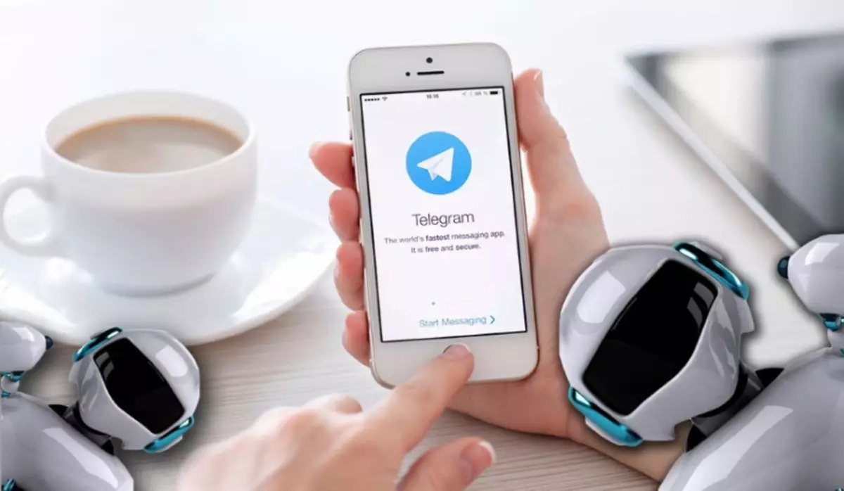 Bot Telegram chun ceol a íoslódáil ó Vkontakte ar iPhone
