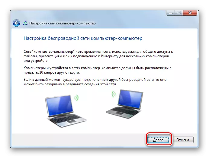 Información en la computadora de la ventana de configuración de red inalámbrica - Computadora en Windows 7