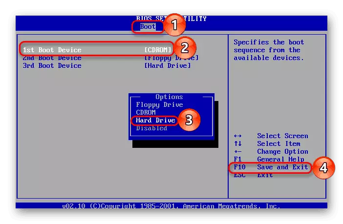Installation af harddisk bootloaded i BIOS