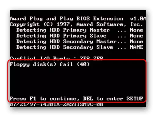 Floppy disks mislykkes 40 fejl ved download af en computer