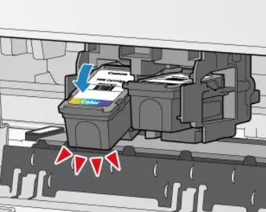 Mengeluarkan kartrij lama dari pencetak