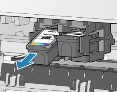 Kubvisa iyo cartridge kubva printer