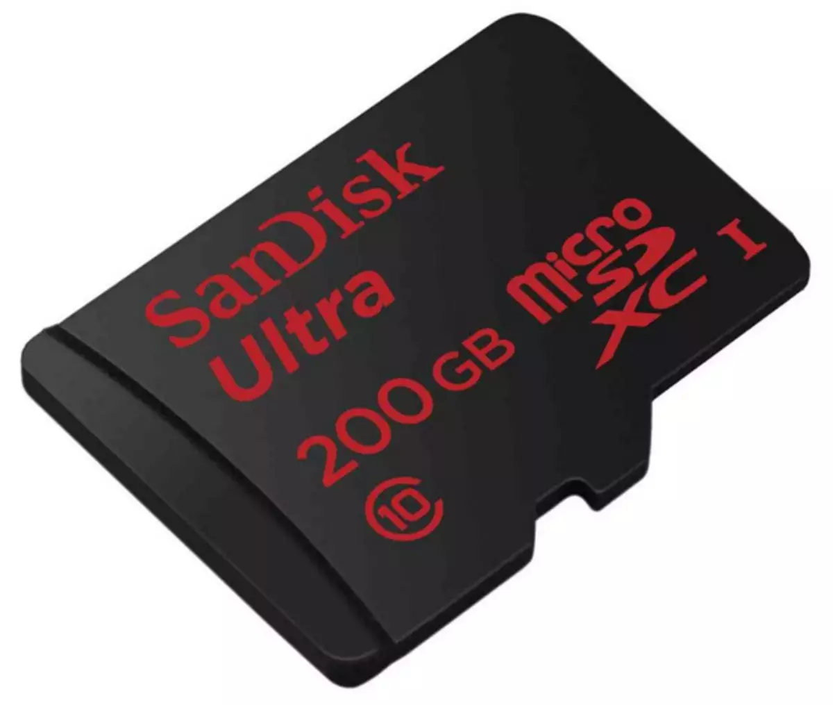 MicroSD example flash drive.