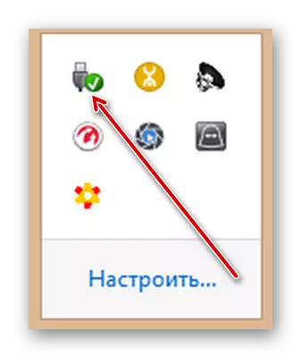 Konektatutako gailuaren ikonoa Windows 8-n