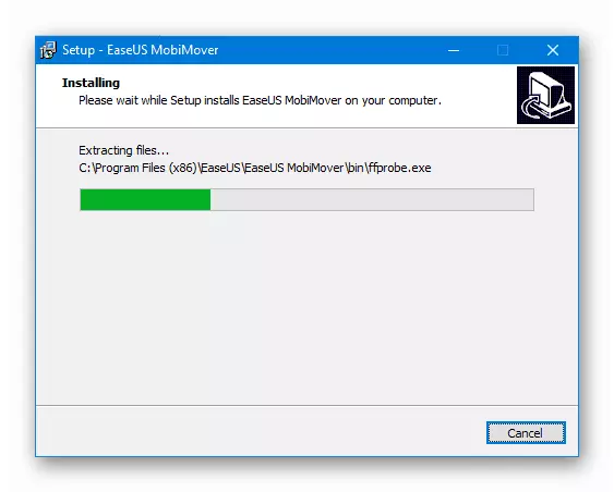 Easeus MobImover Free Process Överför filfiler till PC-skiva