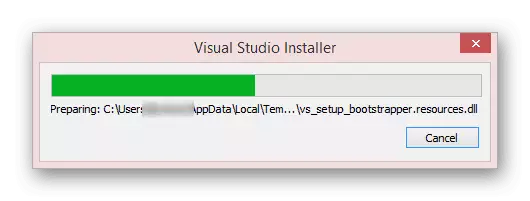 Instalazio fitxategiak deskonprimitzea Visual Studio