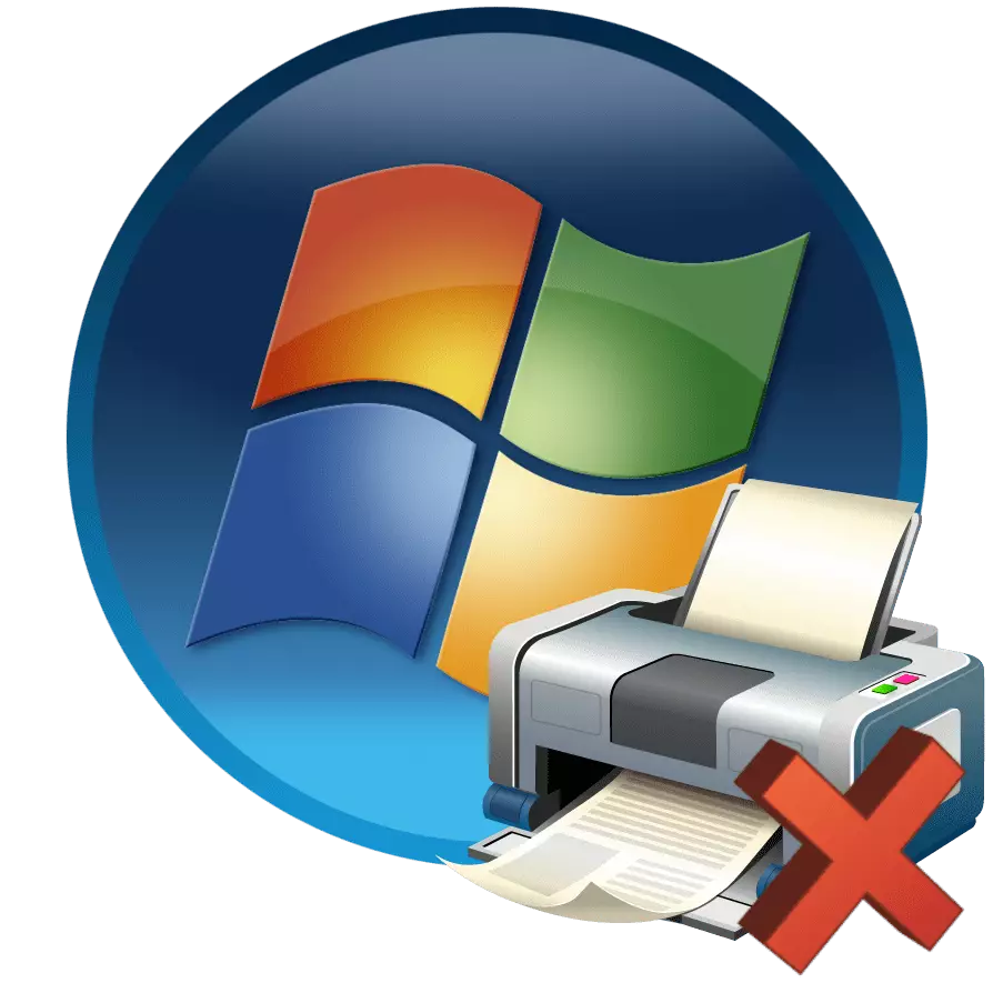 Pagwagtang sa usa ka tig-imprinta sa Windows 7