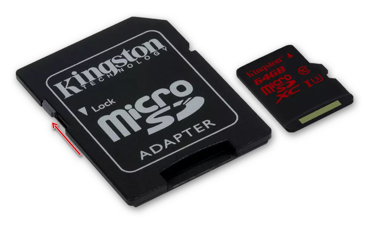 Retire pwoteksyon pyès ki nan konpitè soti nan SD Micros Memory Card la