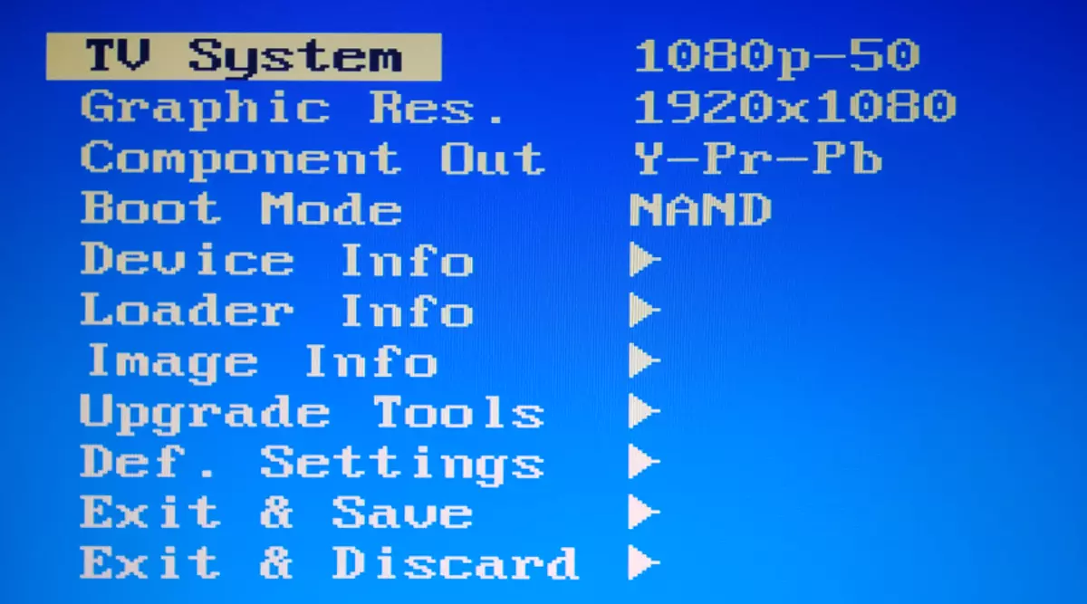 MAG 250 BIOS Consoles