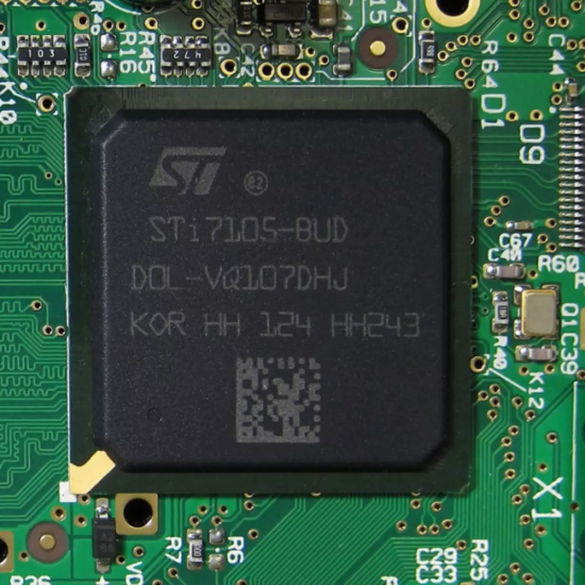 MAG 250 STI7105-BUD procesors