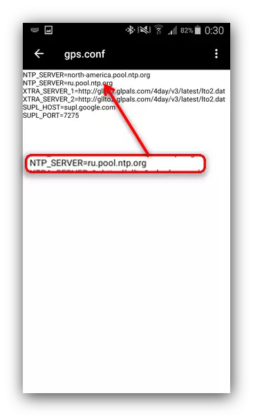 Zäit Server Astellungen an GPSCONF Ännerung am Root Explorer