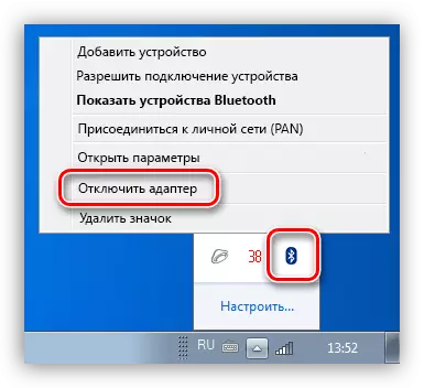 Gaitu Bluetooth egokitzailea Windows 7-n