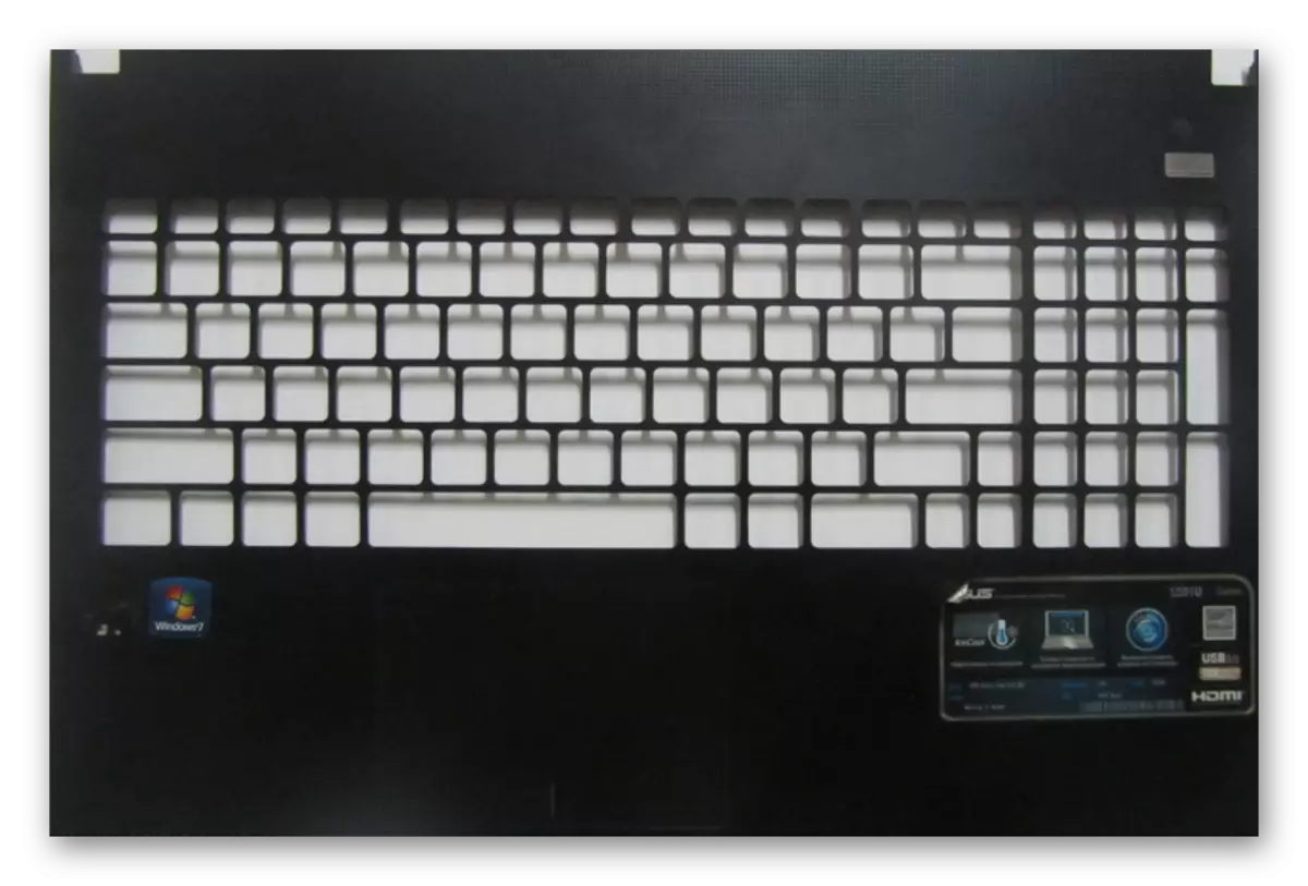 ASUS ноутбукында уңышлы алынган клавиатура