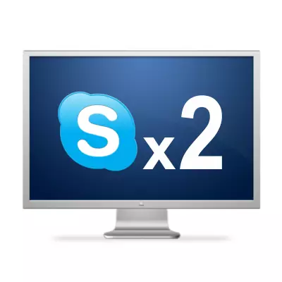 Chạy hai chương trình Skype