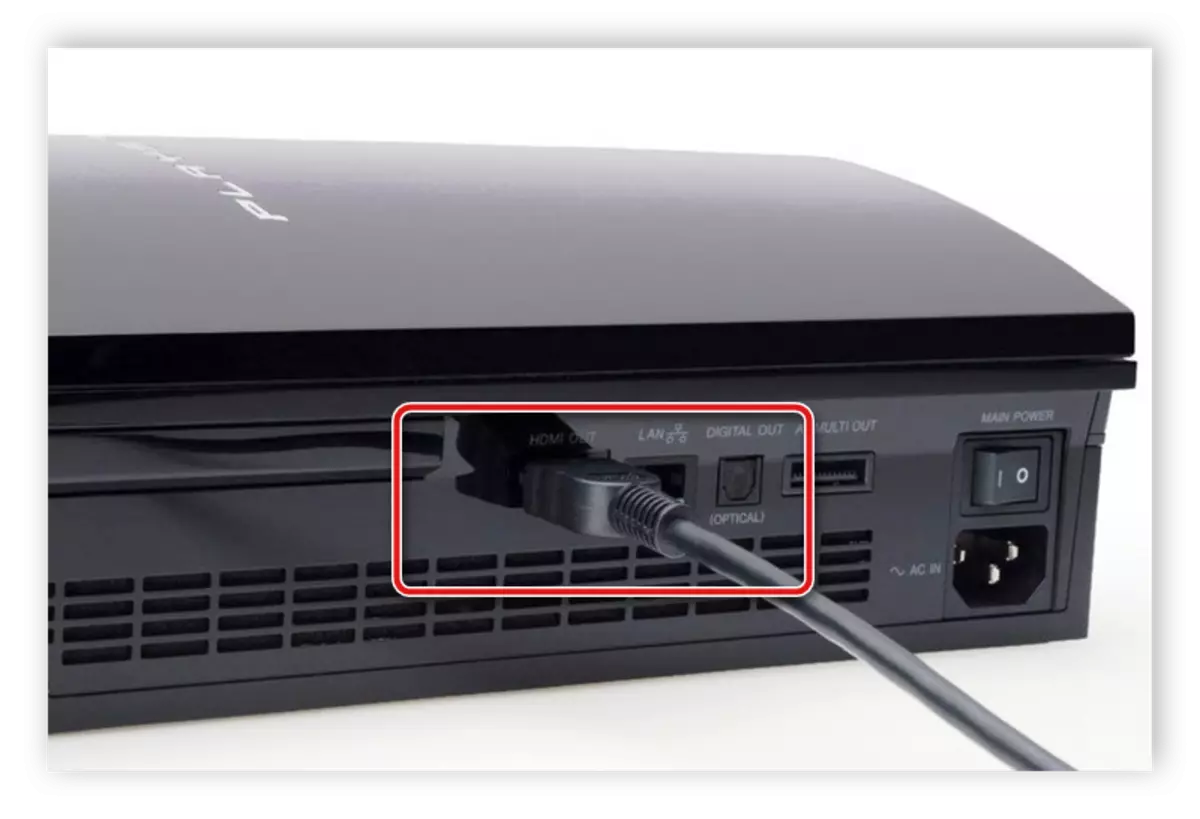 PS4'deki HDMI konektörü