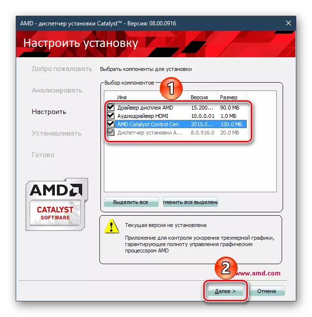 AMD Radeon HD 7700 Serisi için Katalizör Kurulum Bileşenleri