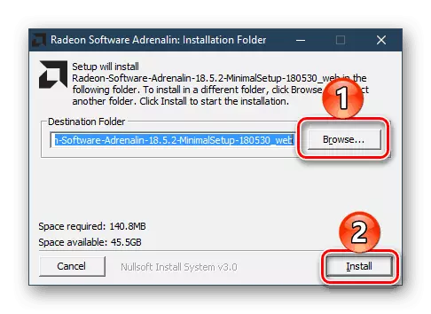 Razpakiranje Installer Adrenalin za Series AMD RADEON HD 7700