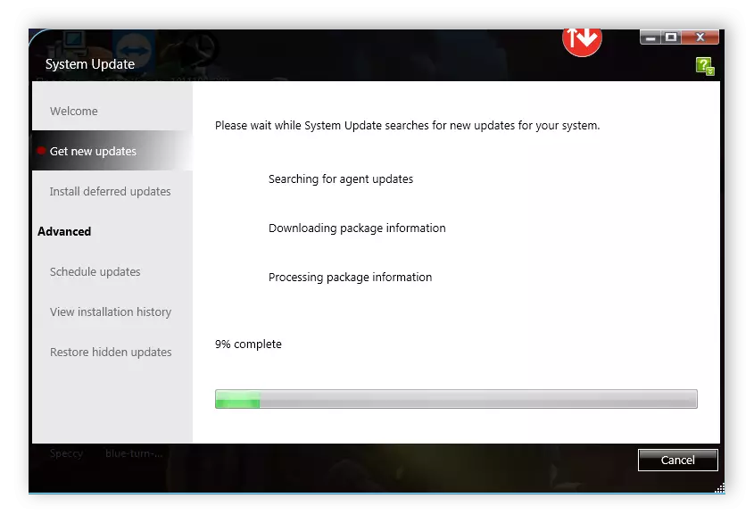 Skandering en die installering van updates in Lenovo System Update vir Lenovo B570E