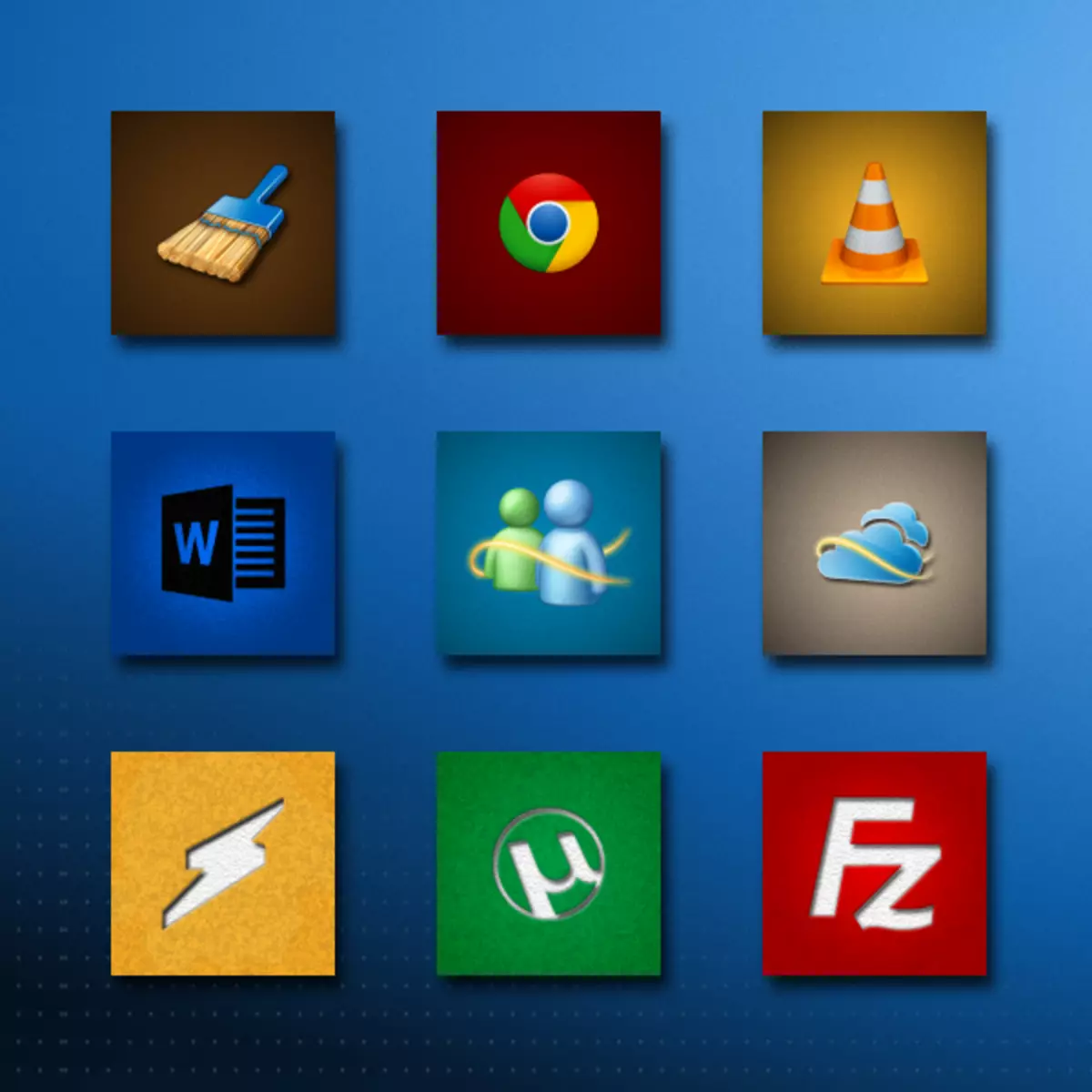 Nola instalatu ikonoak Windows 10-en