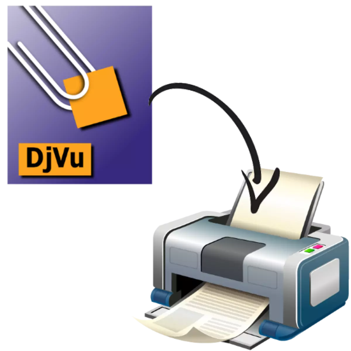 如何打印的djvu文件