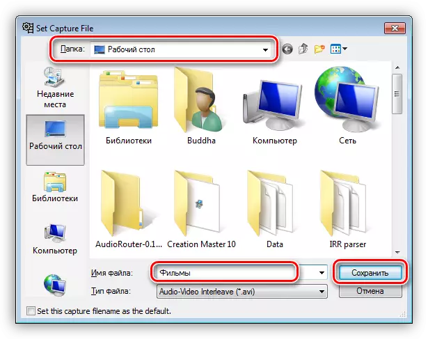 Nastavenie výstupného video ukladania súborov vo VirtualDub