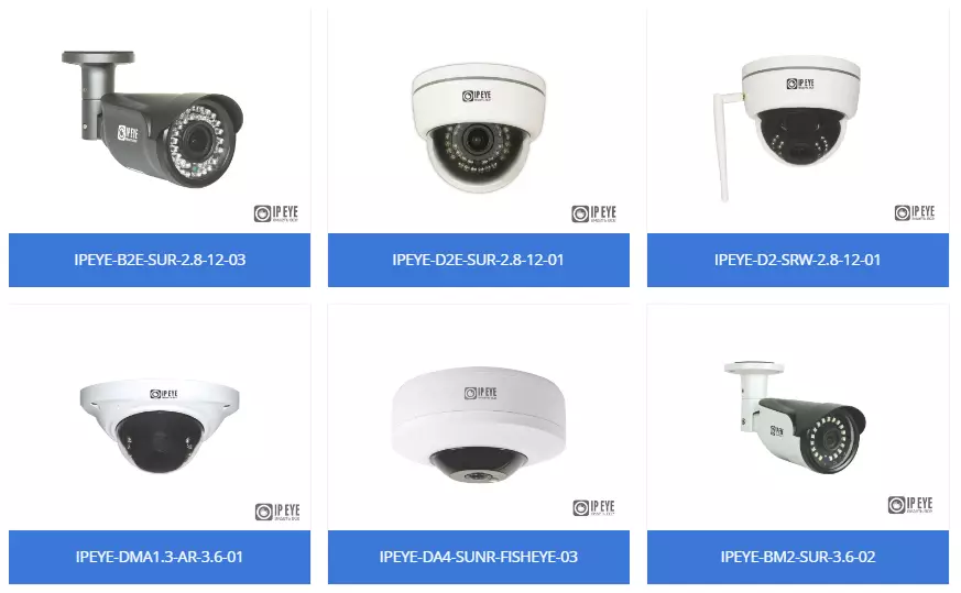 Caméras IP de la production propre Système de surveillance vidéo IPEYE