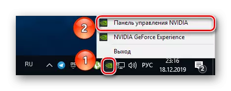 Panel kontrol NVIDA dina Windows