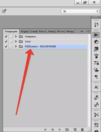 Add action to photoshop