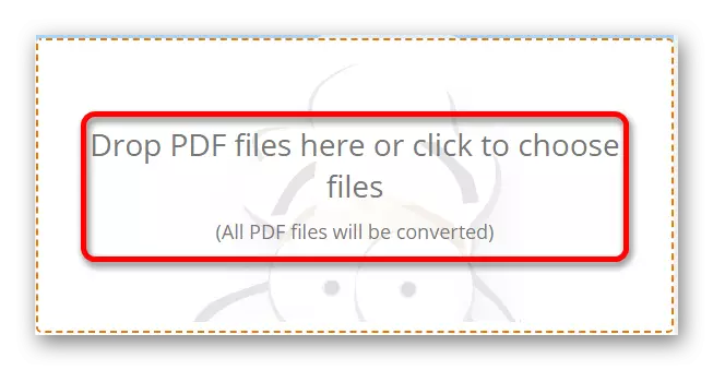 Upload en fil for at konvertere online service PDF24