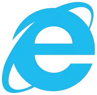 Internet Explorer pārlūkprogrammas logo