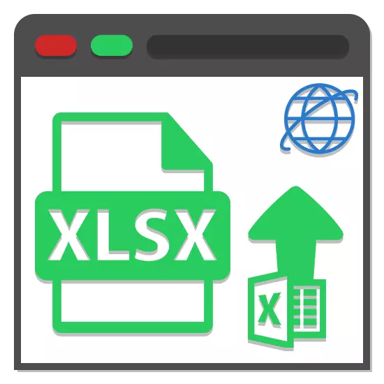 Como abrir XLSX Ficheiro en liña: 2 Servizo de traballo