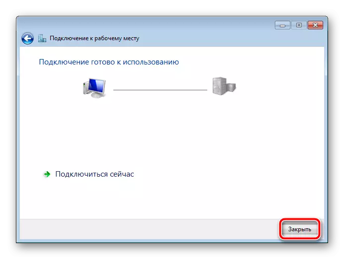 Configuració de connexió que acaba en Windows 7