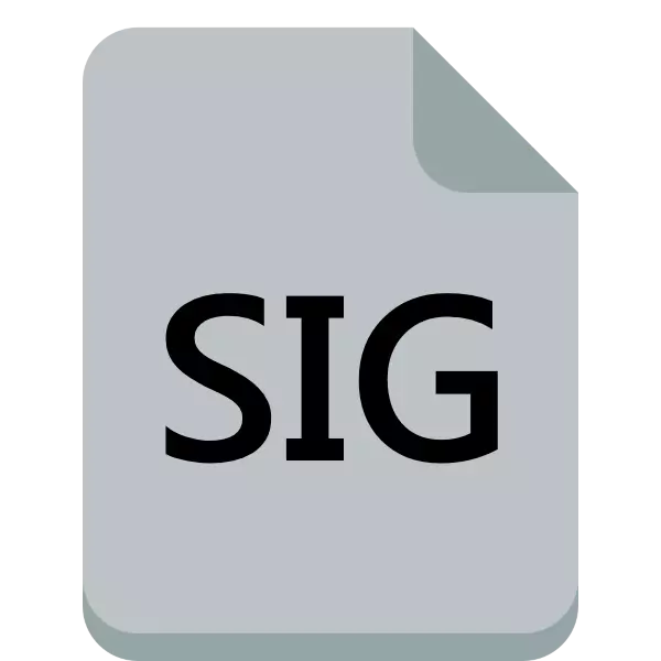 چگونه می توان پسوند SIG را باز کرد